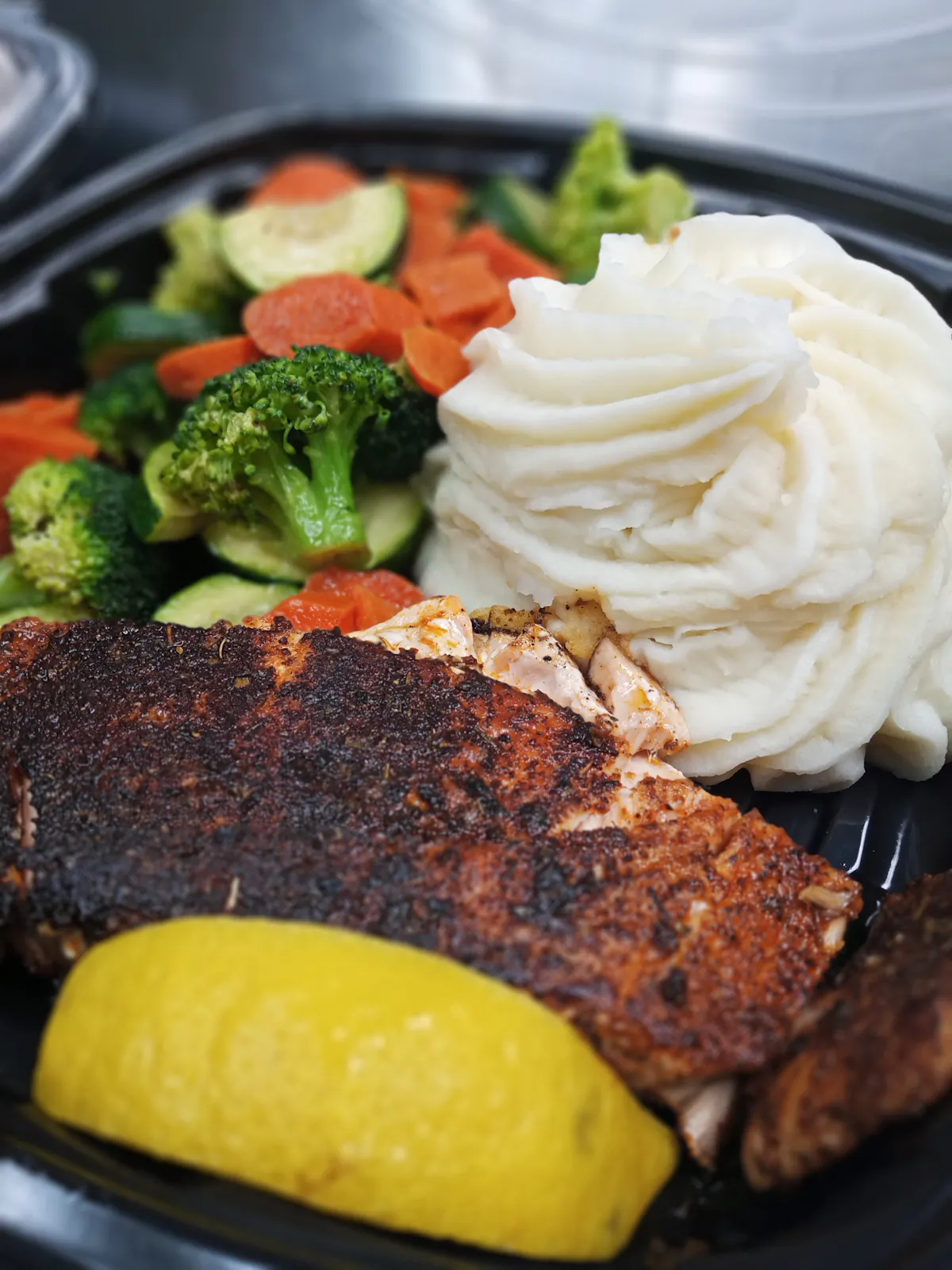 a close up of a plate of food with broccoli