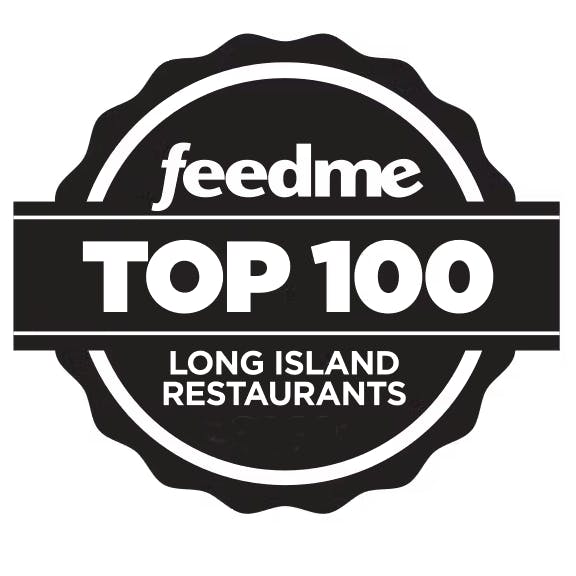 FeedMe Top 100 Long Island Restaurants Badge