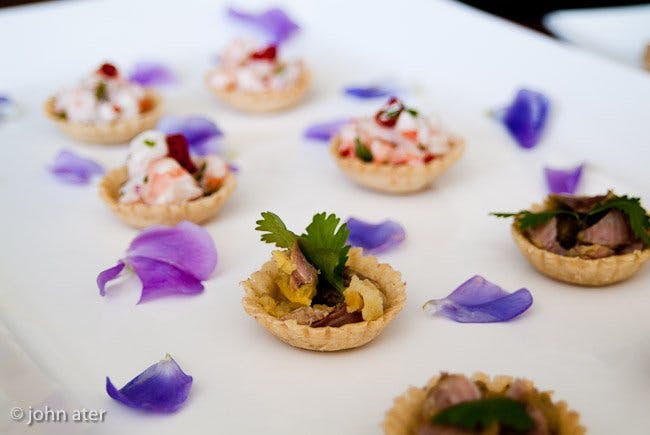 a close up of a plate of food