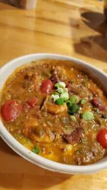 a bowl of food on a plate