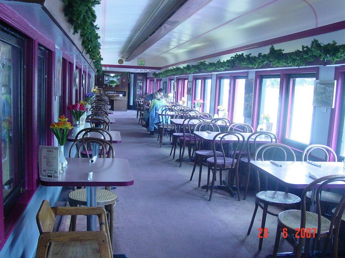 a dining room table