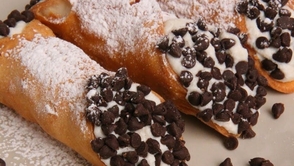 close up of a dessert