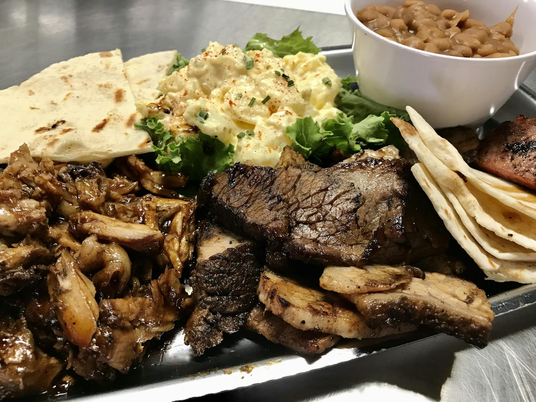 a plate of food