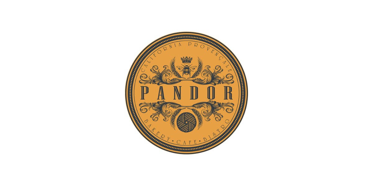 Pandor Artisan Bakery and Café restaurant logo - View nutrition facts, calories, and macros for menu items at 1126 Irvine Ave, Newport Beach, CA 92660
