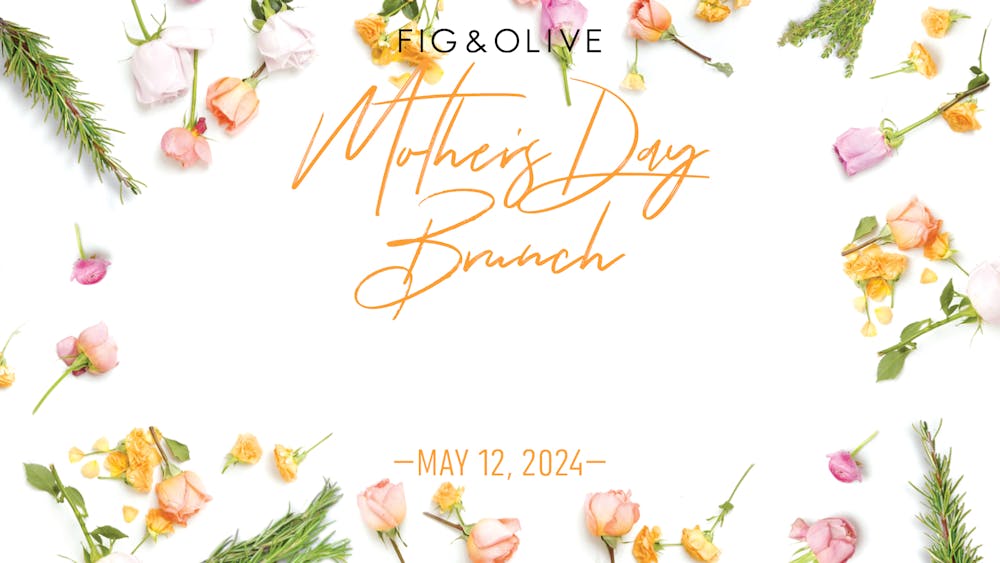 Mother's Day Brunch | Image of flowers on a white background