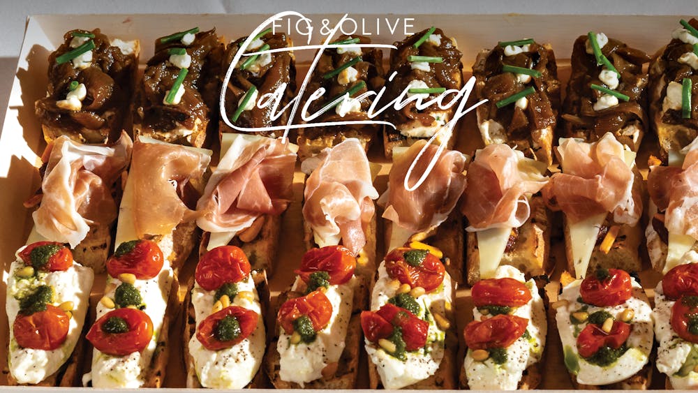 FIG & OLIVE | Catering a spread of food