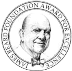 a drawing of James Beard
