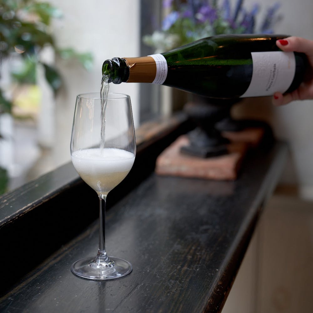 a group of people sitting at a table