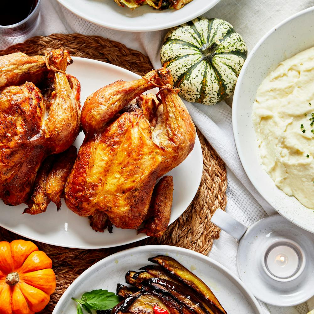 a plate of food on a table