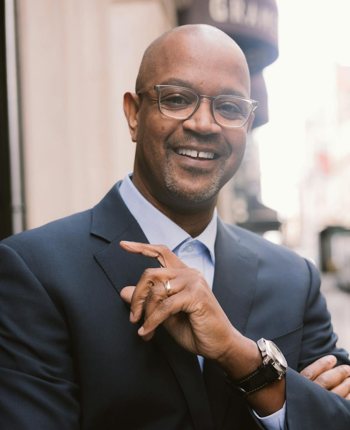 a man wearing a suit and tie