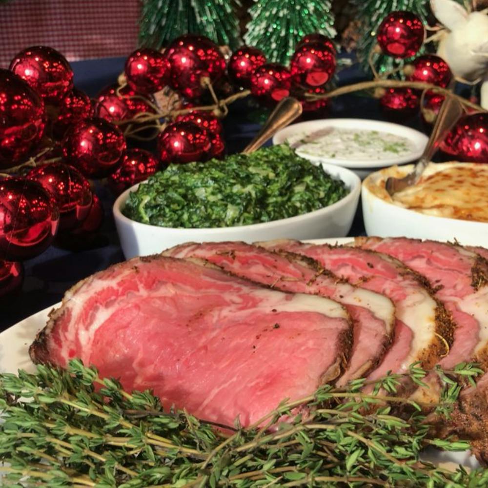 a plate of food on a table