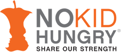 "NO KID HUNGRY share our strength logo