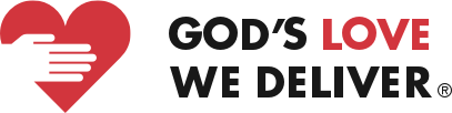 GOD'S LOVE WE DELIVER logo
