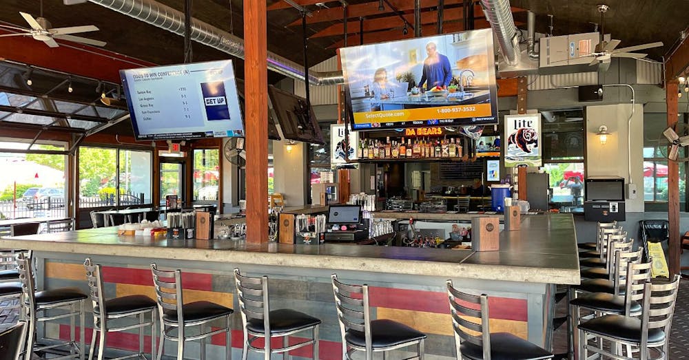 a store inside of a building