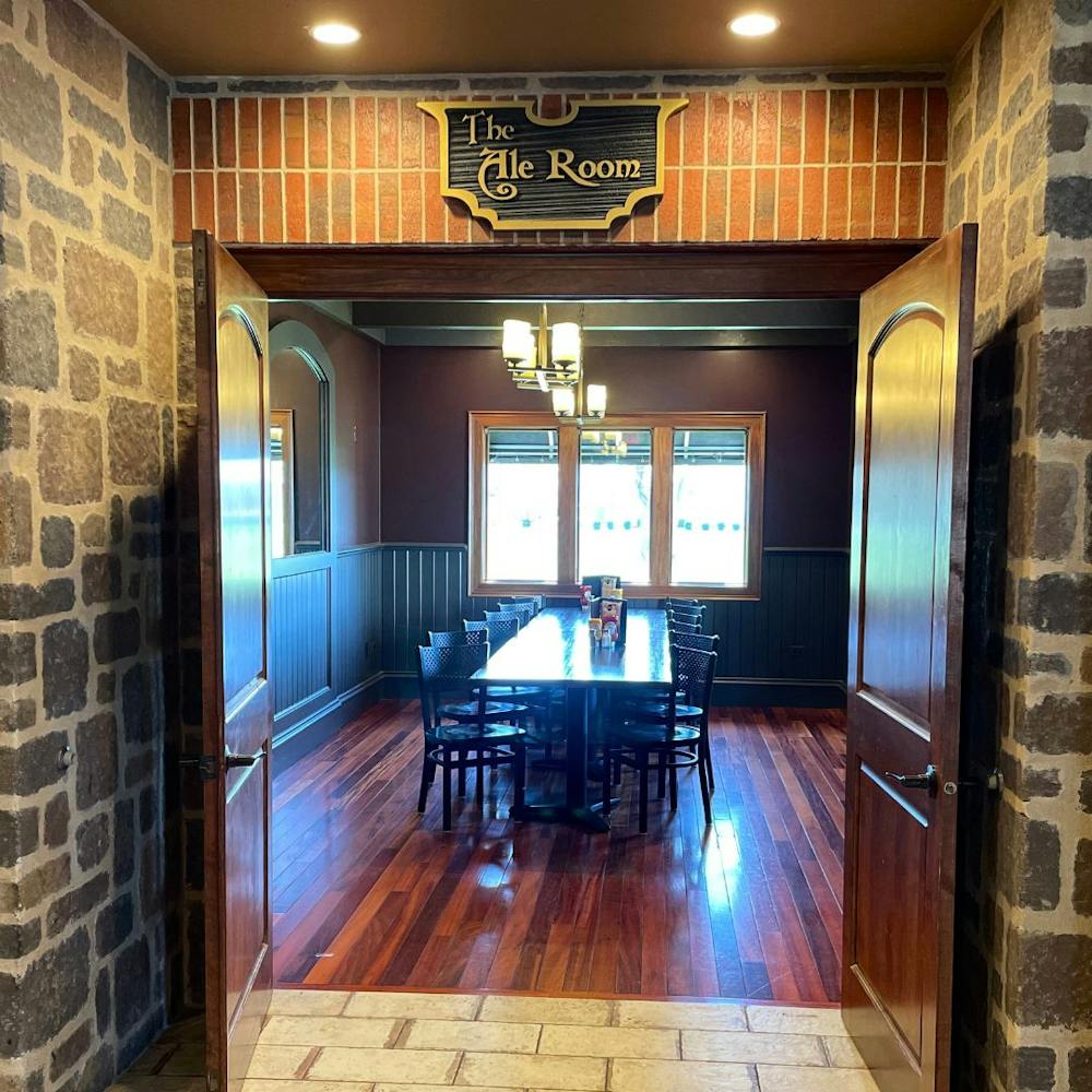 a room filled with furniture and a fire place
