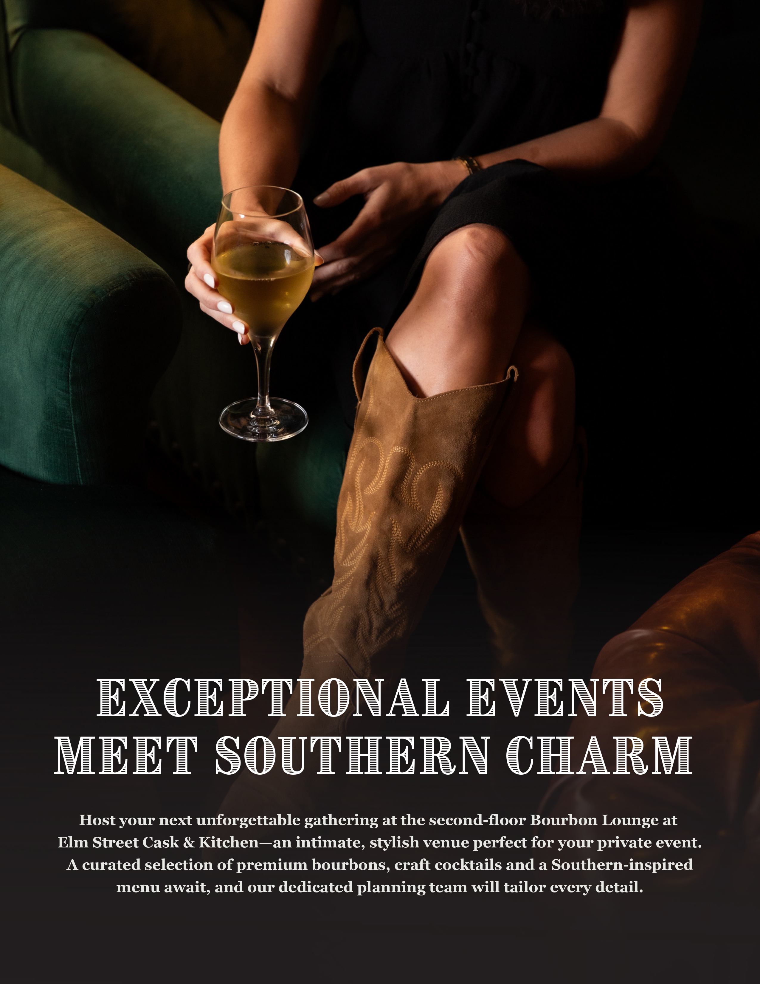 a woman sitting on a table