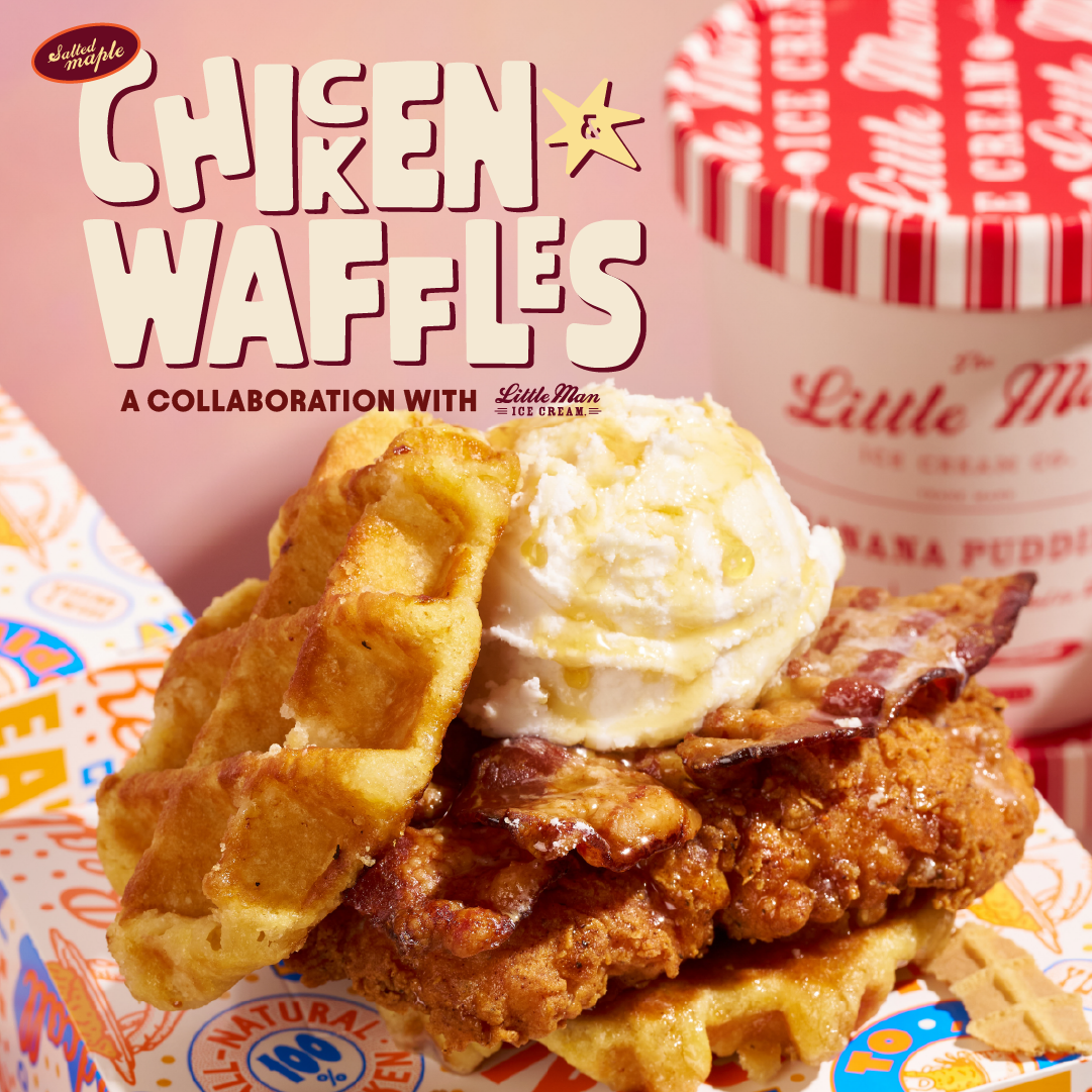 Salted Maple Chicken & Waffles graphic