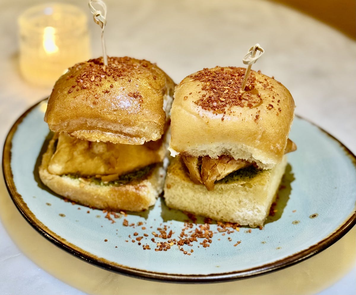 Samosa Pao at Nero DC, Premier Restaurant & Wine Bar with Hidden Speakeasy in Dupont Circle, Washington DC