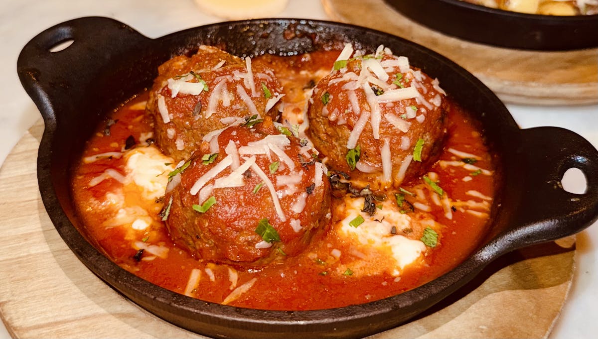 Italian Meatballs at Nero DC, Premier Restaurant & Wine Bar with Hidden Speakeasy in Dupont Circle, Washington DC