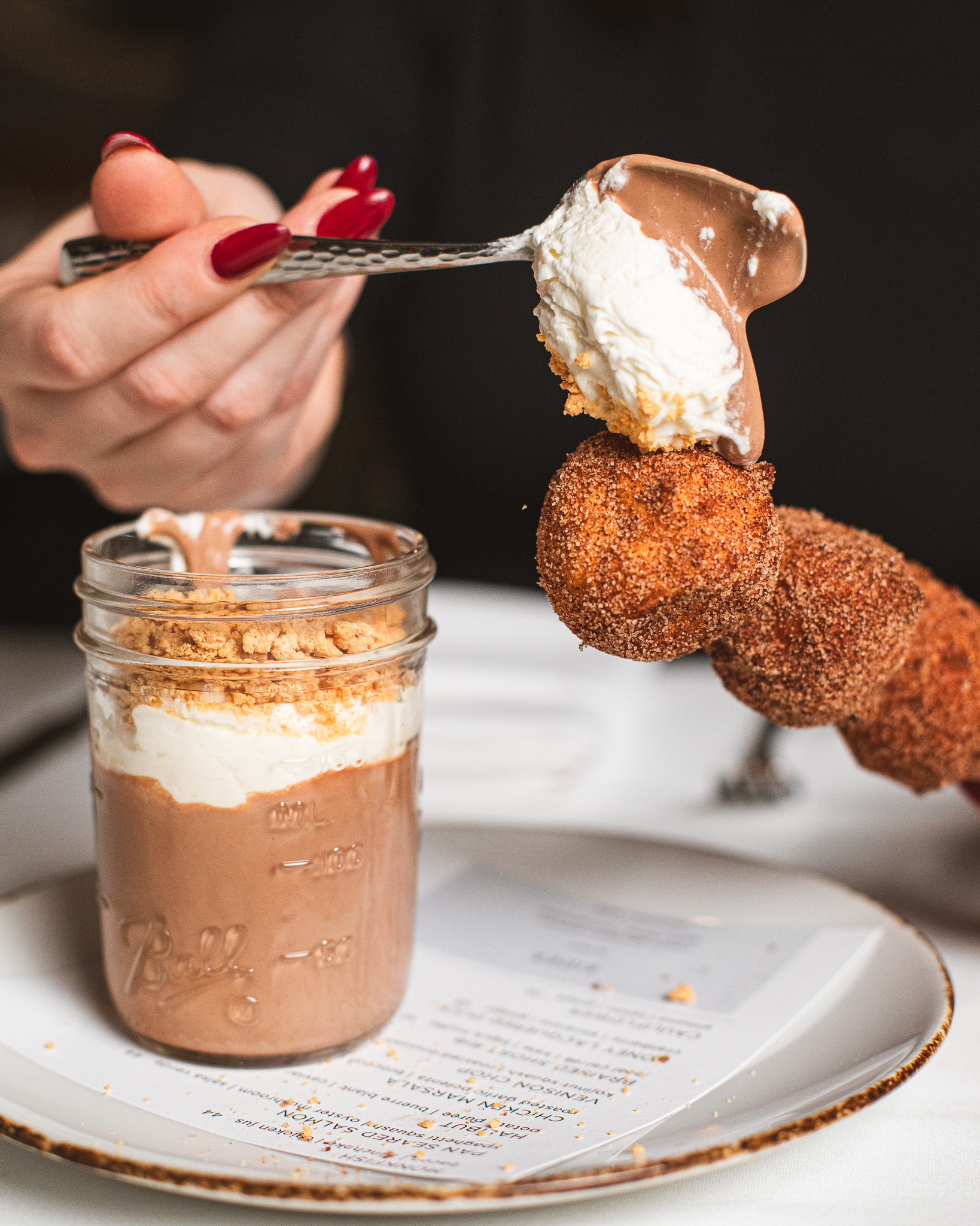 a piece of cake on a plate