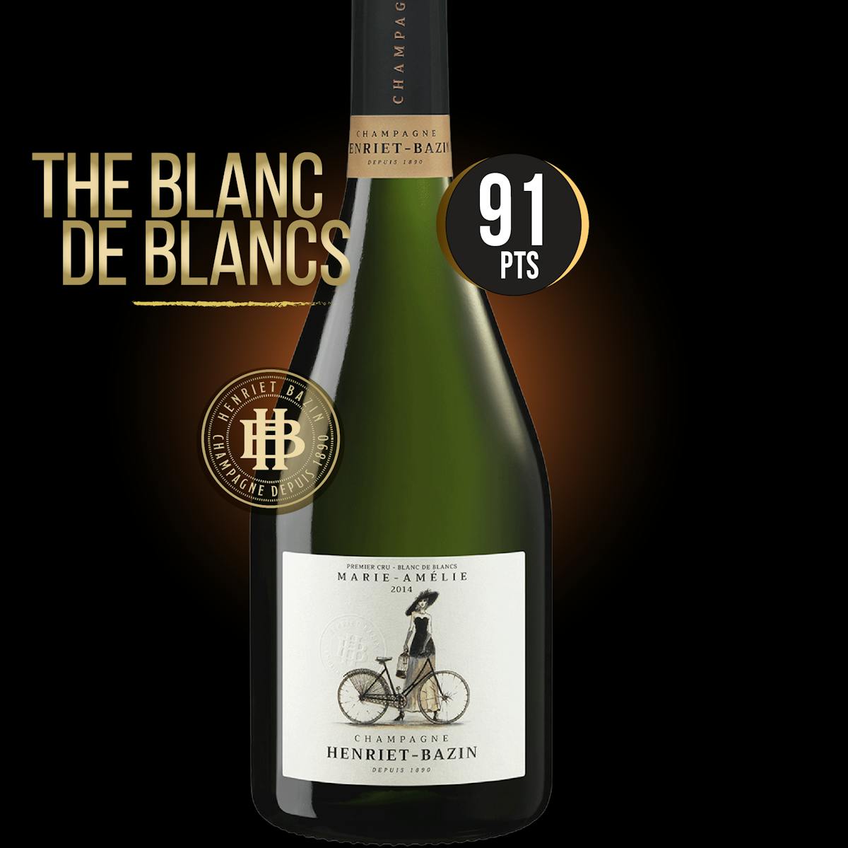 D. Henriet-Bazin Champagne “Cuvée Marie-Amélie” Blanc de Blancs  Premier Cru 2014