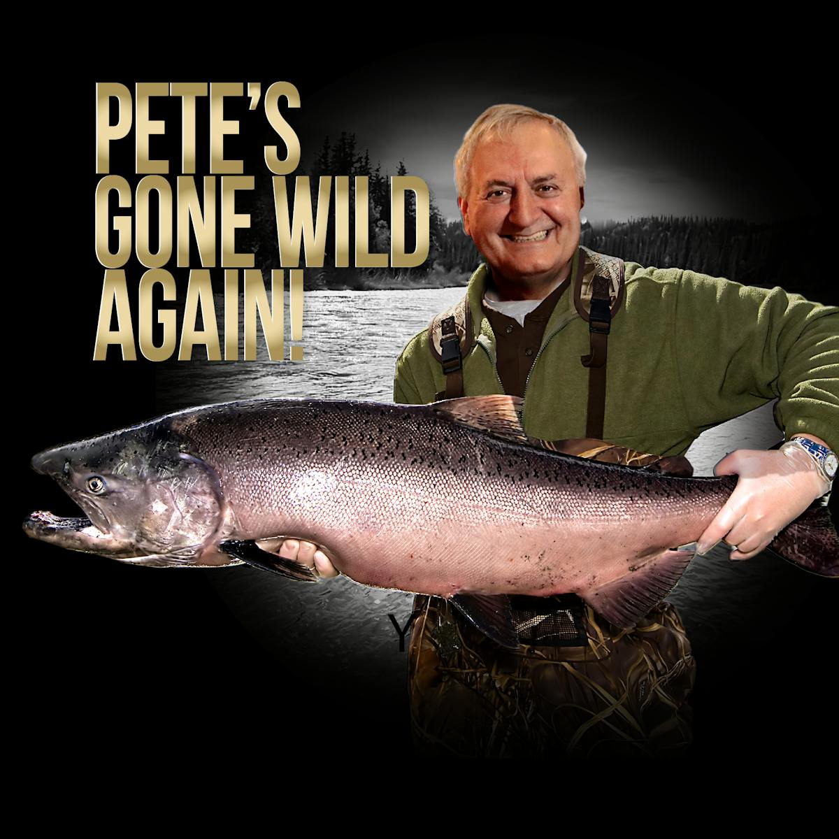 Pete with Copper river wild salmon