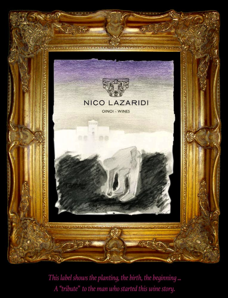 a painting hanging on a wall