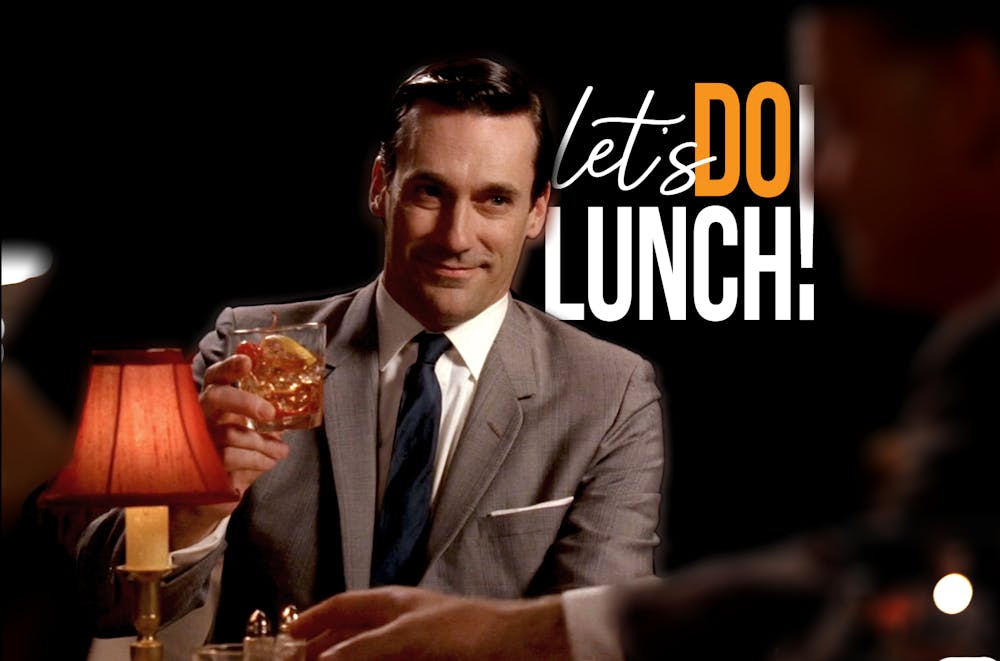 Jon Hamm wearing a suit and tie
