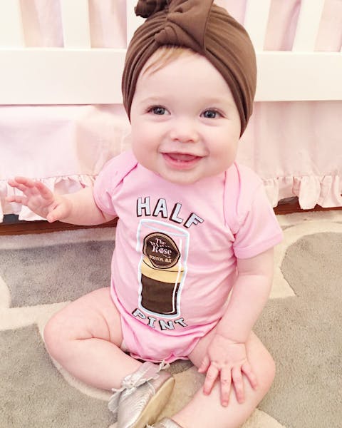 Half Pint Onesie (pink) Glynn Hospitality Group Iconic Restaurants