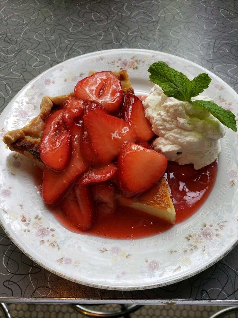 a plate of food
