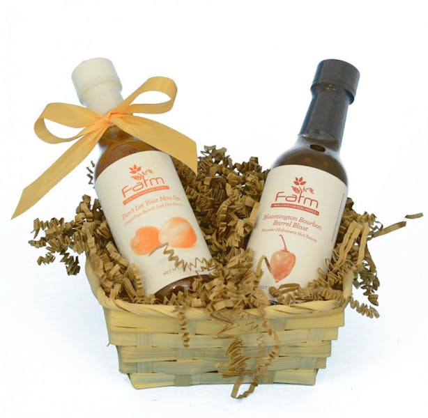 Hot Sauce Basket FARMbloomington Restaurant in Bloomington, Indiana