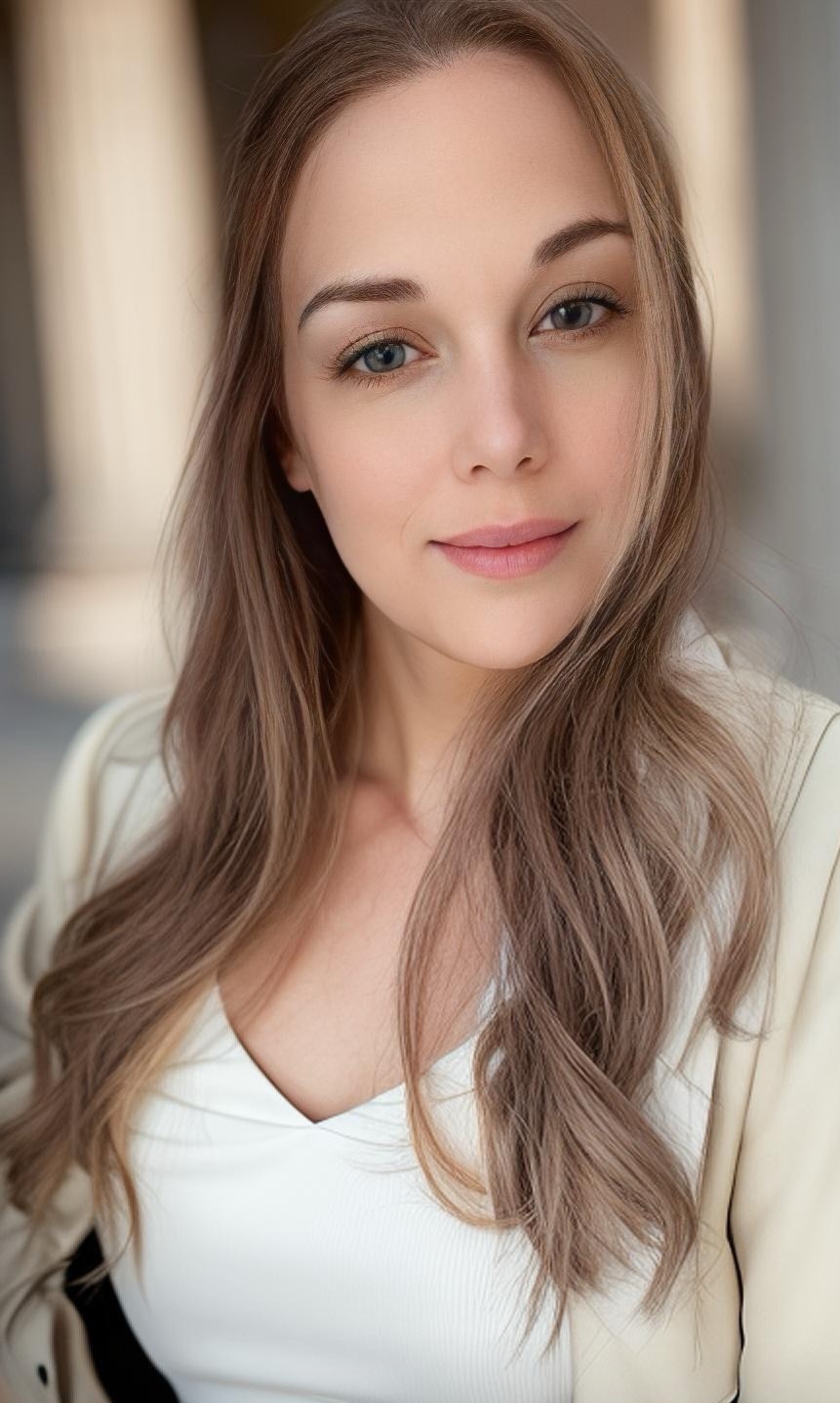 a woman smiling for the camera