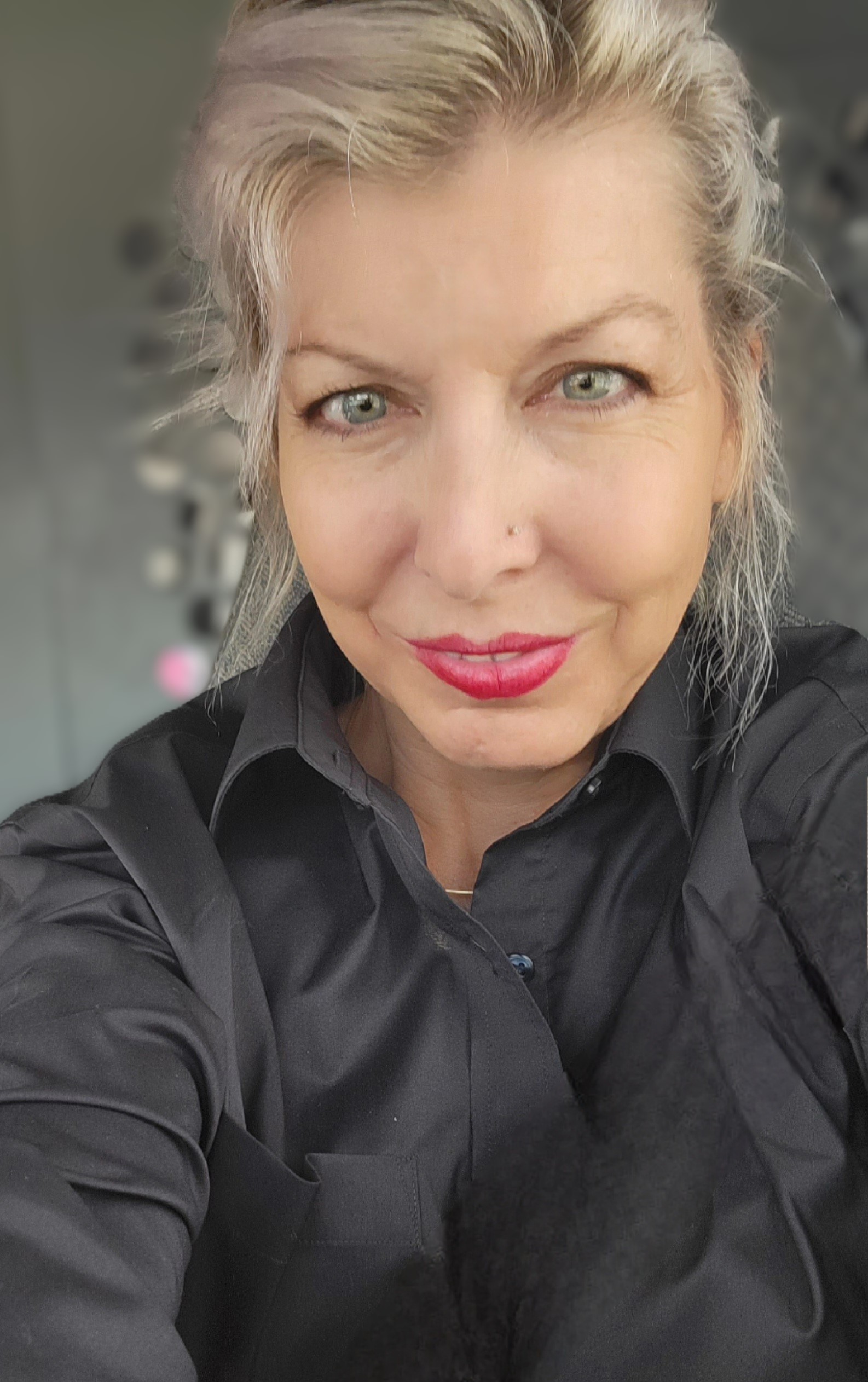 a person posing for the camera