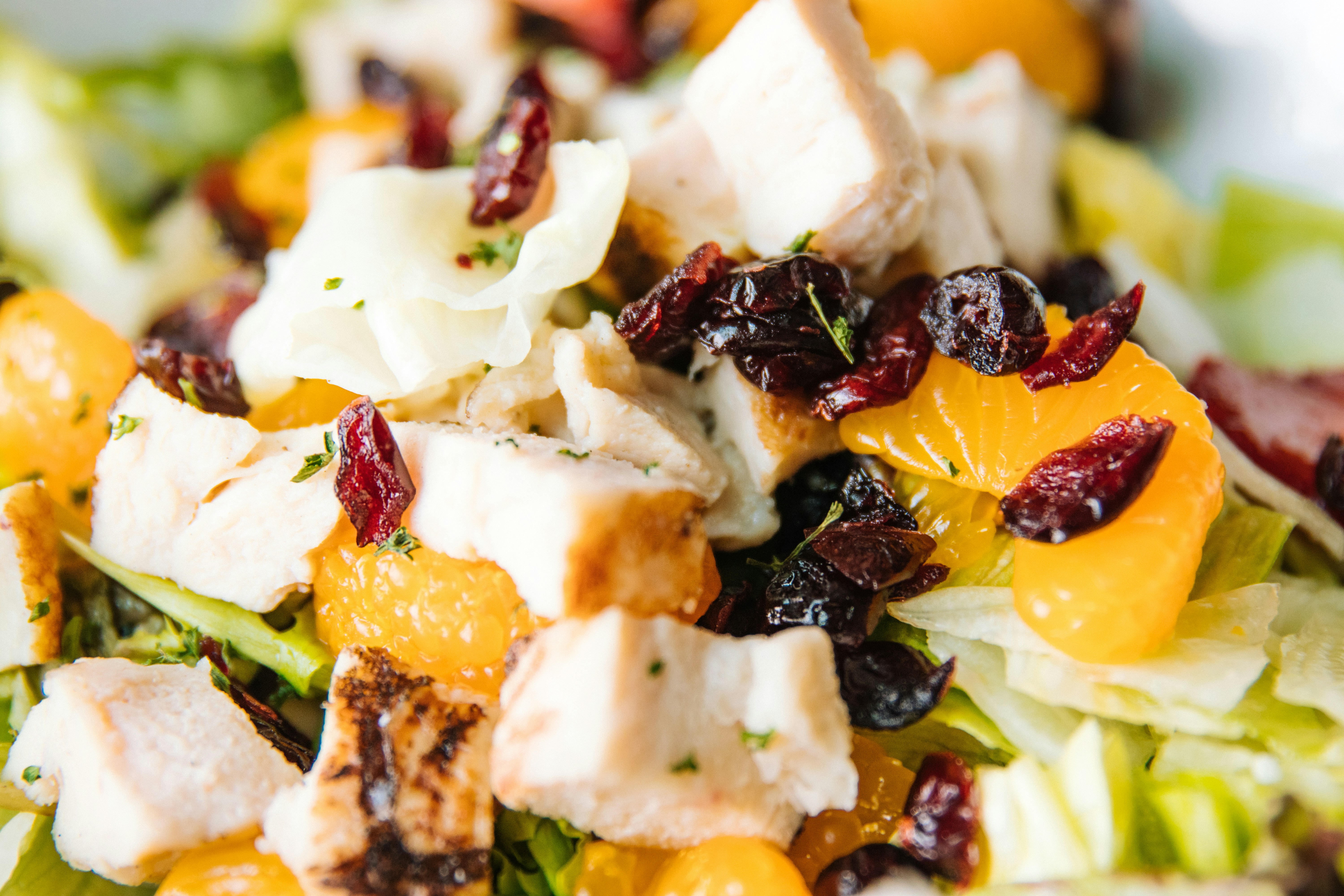 a close up of a plate of food