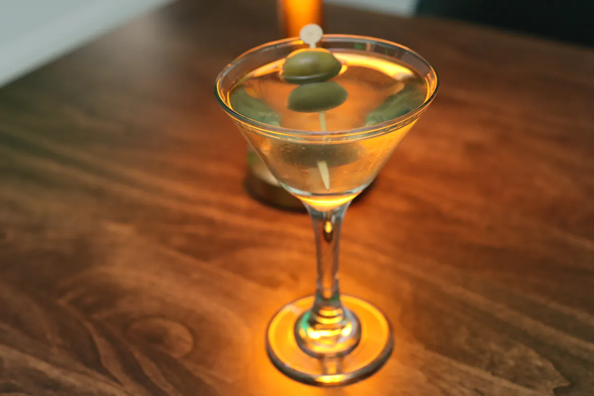 a glass of wine