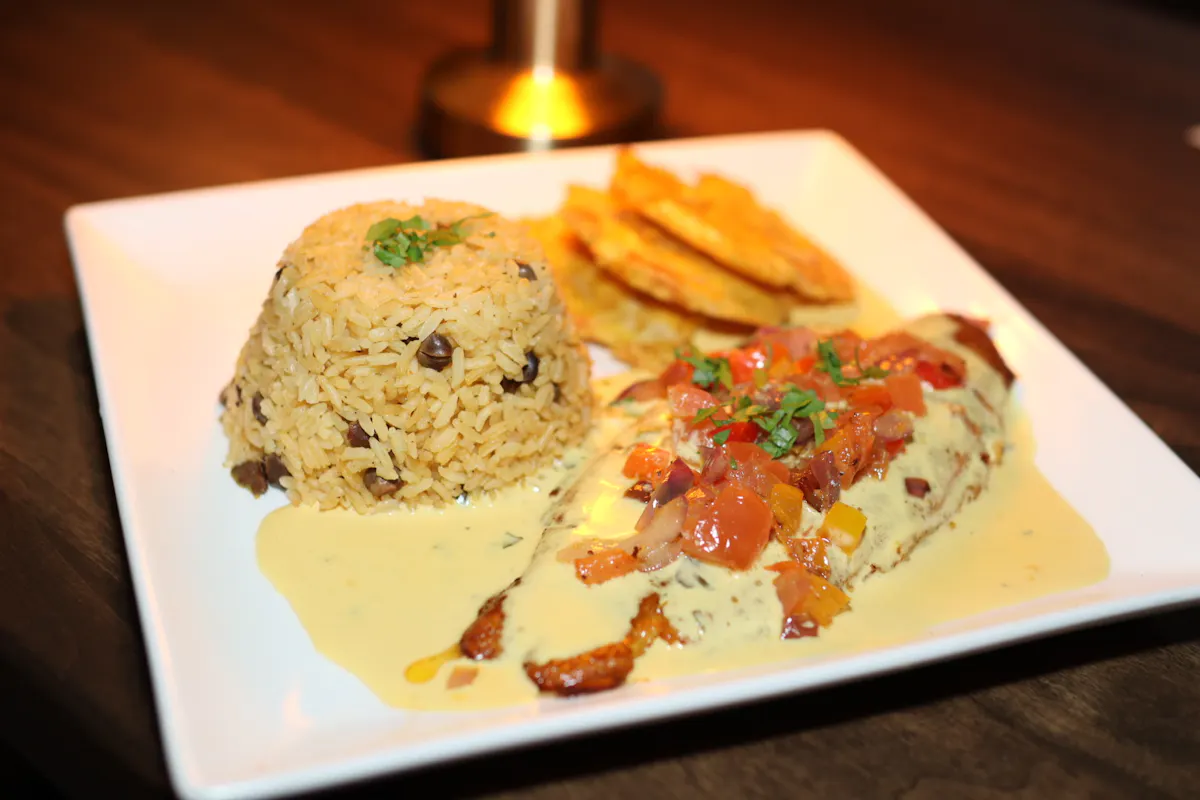 a piece of food on a plate