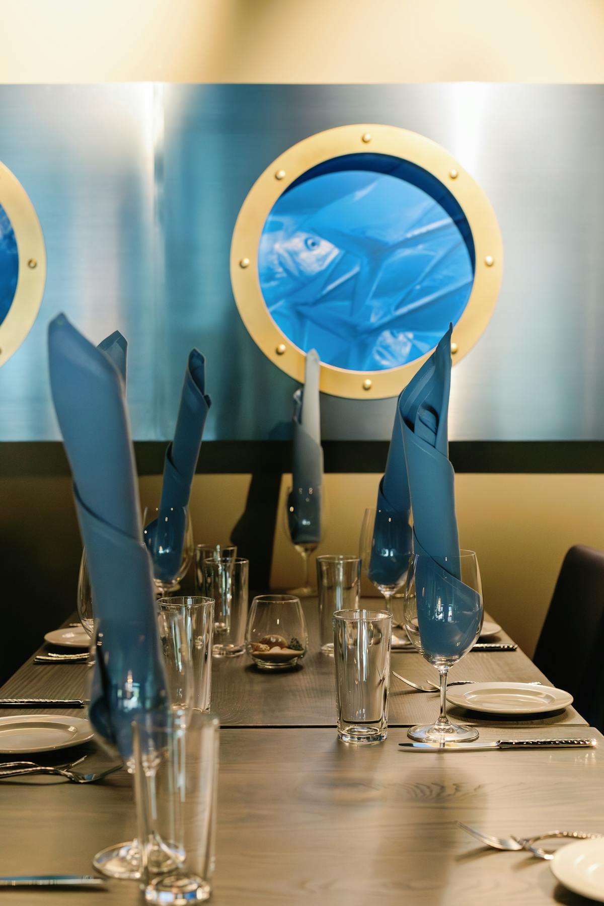 a dining room