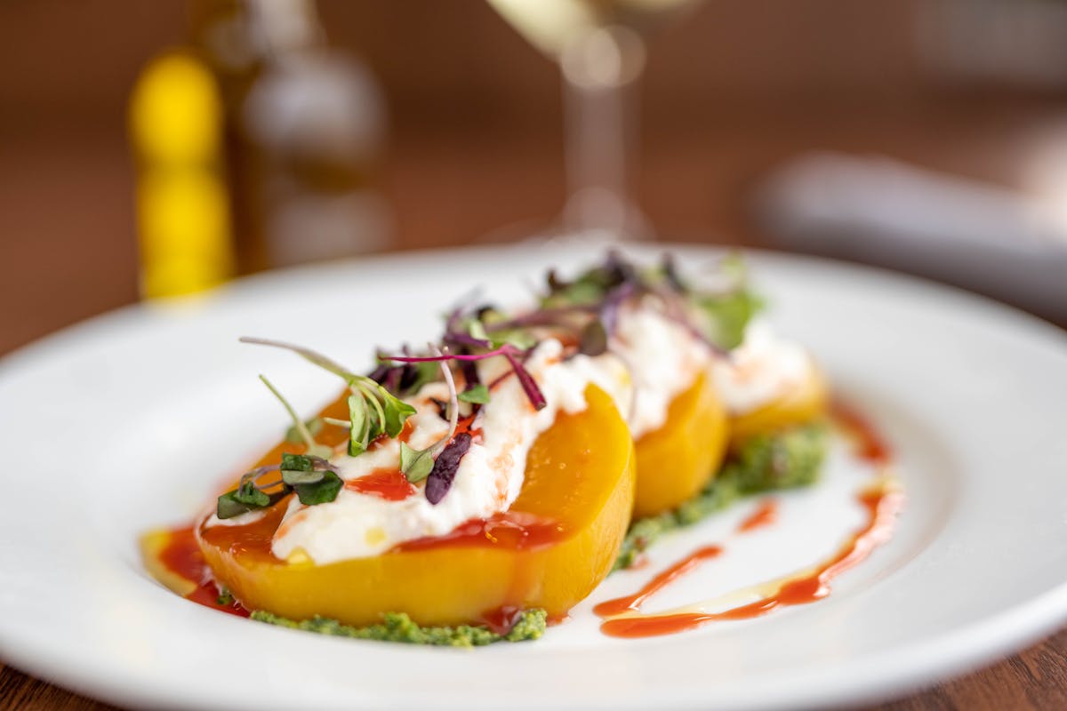 food in a plate