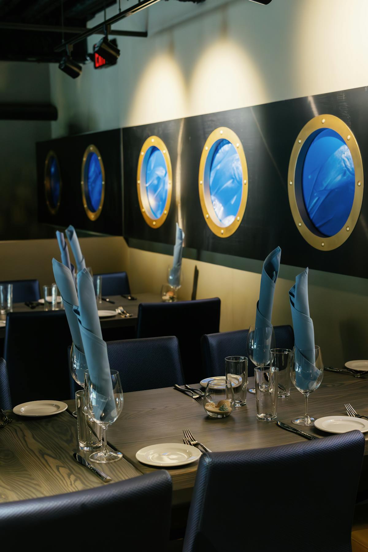 a dining room