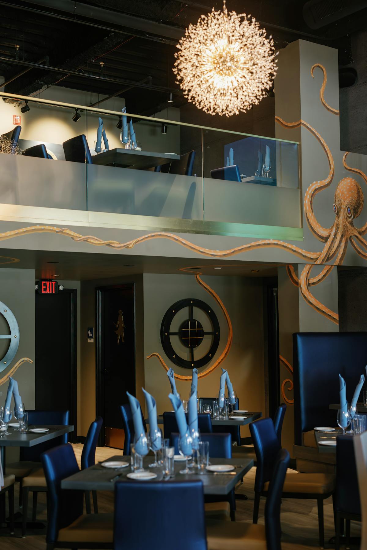 a dining room