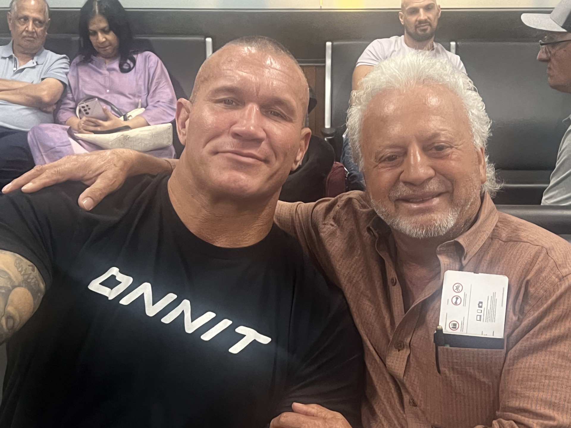 Randy Orton et al. posing for the camera