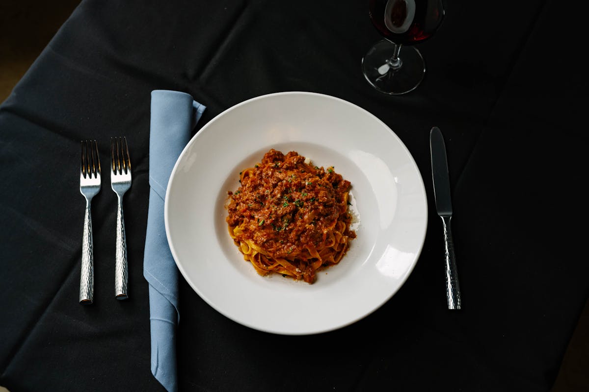 food in a plate