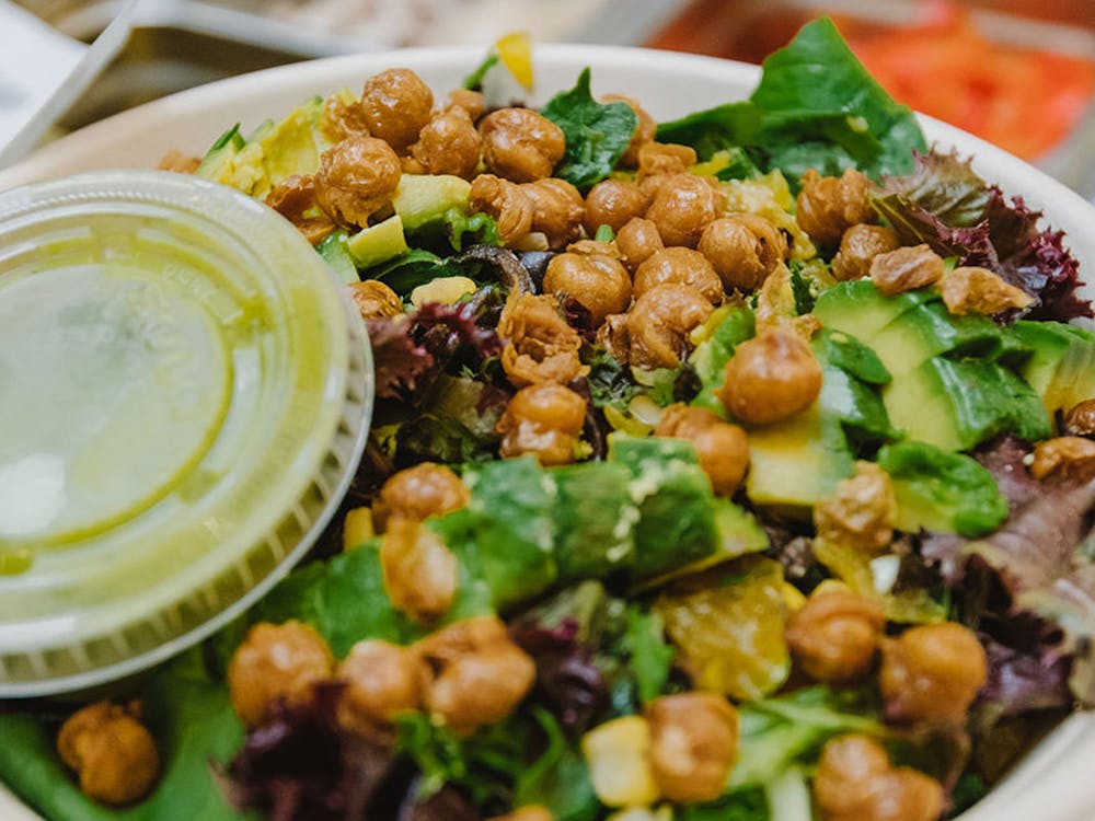 A create-your-own salad prepped at The Salad House.