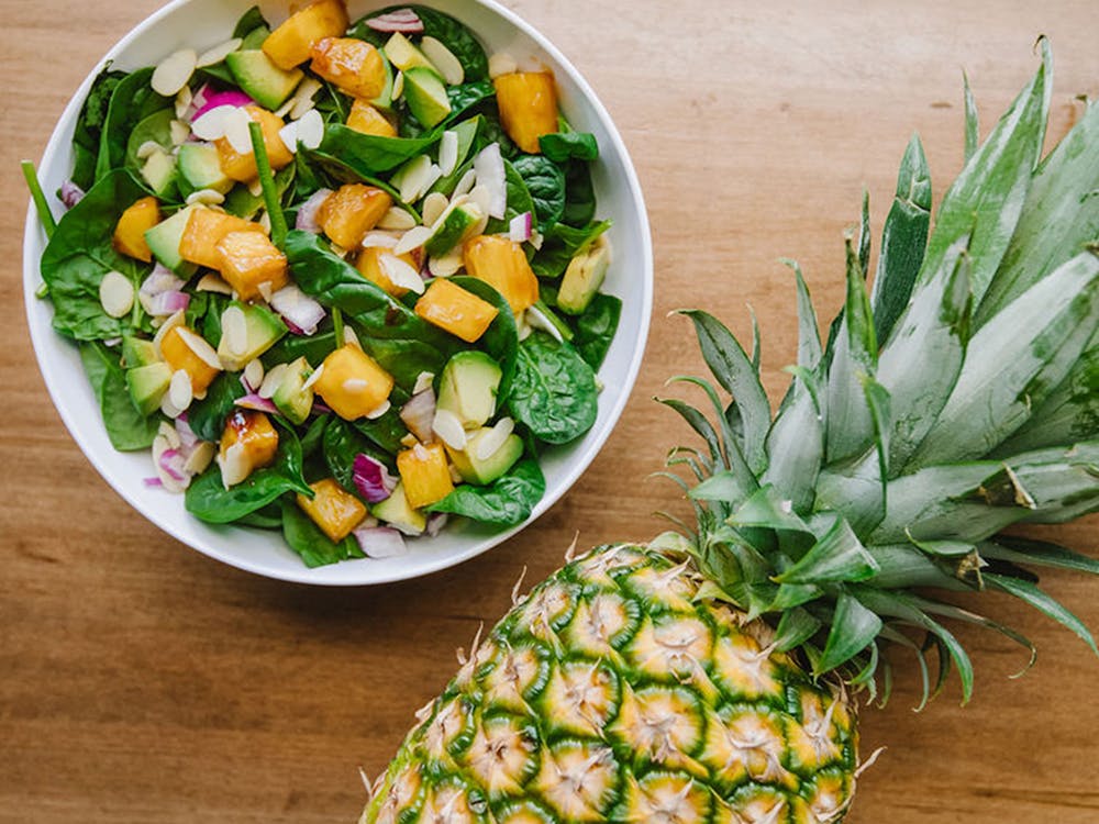 The Salad House’s new seasonal Piña Salada with pineapple and avocado.