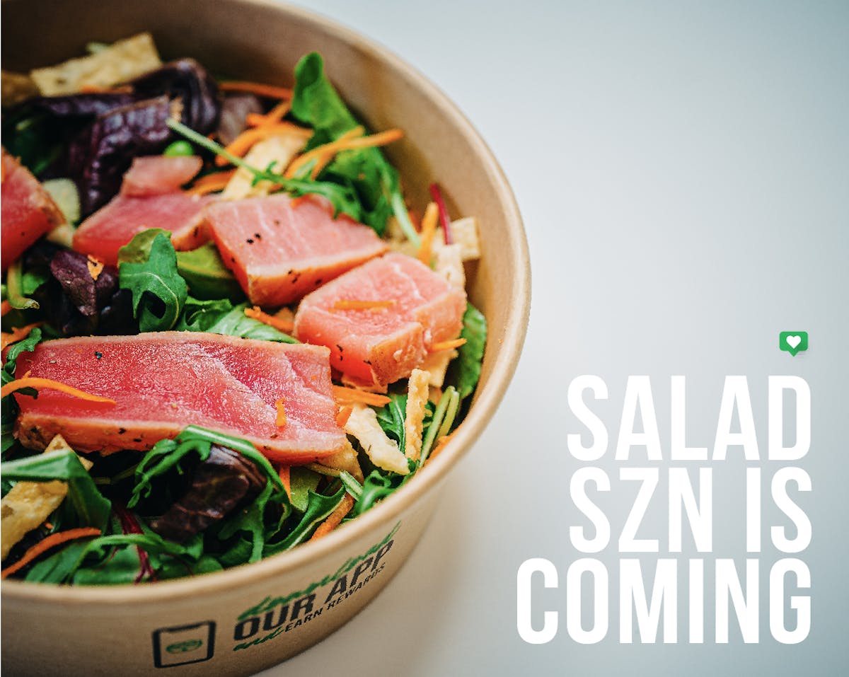 Salad Szn with Ahi tuna salad