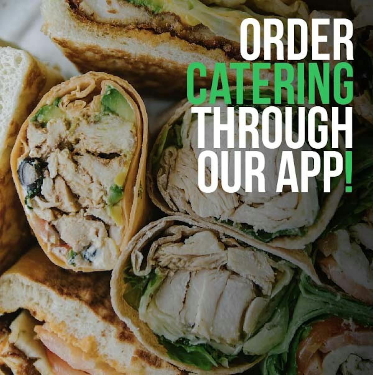 Order Catering on our App