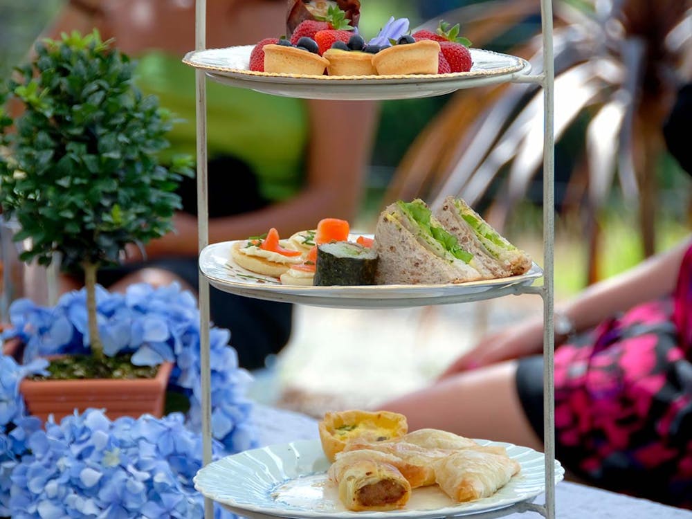 a plate of food with a sandwich and a salad