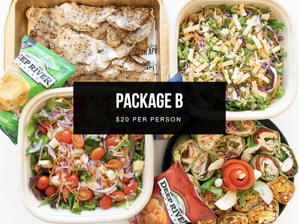 a box filled with different types of food