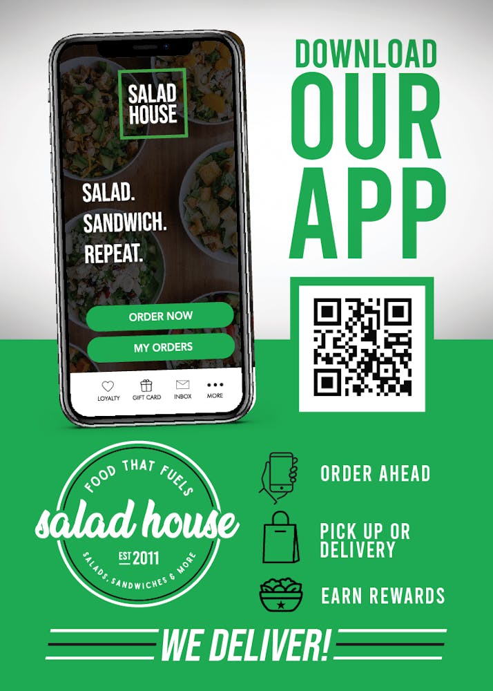 Salad House Serving a consciously crafted wholesome and healthy menu.