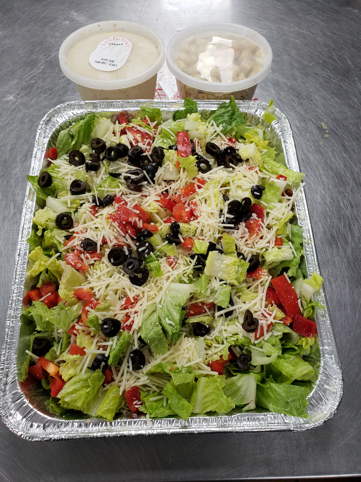 a bowl of salad